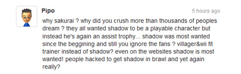 Illustration for article titled The Smash Bros Miiverse Could Drive Anyone Nuts